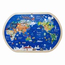 ROMPECABEZAS MAPAMUNDI 42 PCS. MADERA