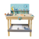 BANCO TRABAJO MADERA CELESTE