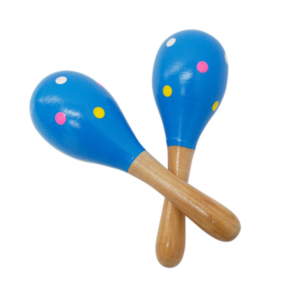 MARACAS MADERA PAR 15 CM