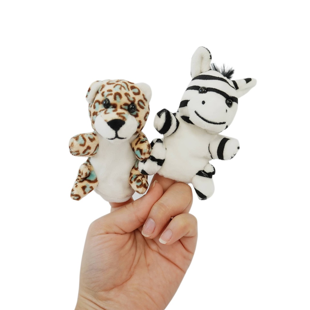 TITERES DE DEDO ANIMALES SELVA 10 MOTIVOS