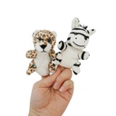 TITERES DE DEDO ANIMALES SELVA 10 MOTIVOS