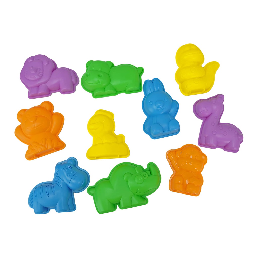 SET MOLDES ANIMALES ARENA