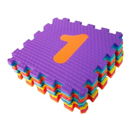 [ETM-A-T0001-10] ALFOMBRA CON TEXTURA NUMEROS 10 PCS