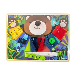 [ETM-PA-TE6690] TABLERO VESTIR MONTESSORI OSO