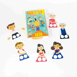 [SIM-TIT-TD005] SET TITERES DE DEDO FAMILIA PVC