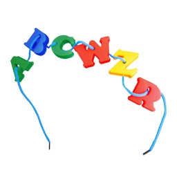 LETRAS GRANDES ENLAZABLES 110 PCS.