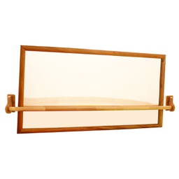 [ETM-PA-ES5462] ESPEJO MARCO DE MADERA CON BARRA 130x70 CM
