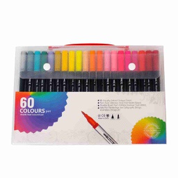 [JEA-ADE-2P60] ROTULADORES DOBLE PUNTA 60 COLORES