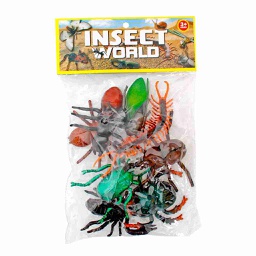 [SIM-CTE-1037] BOLSA ANIMALES INSECTOS 8 PCS. GRANDES